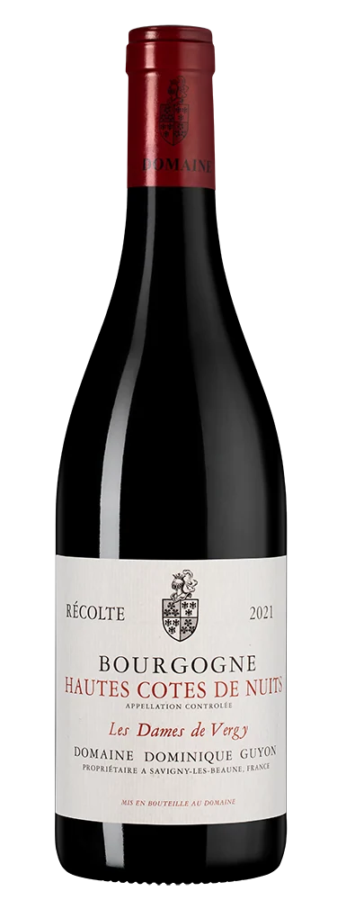 Вино Bourgogne Hautes Cotes de Nuits Les Dames de Vergy, Domaine Antonin Guyon, 0,75 л — Франция