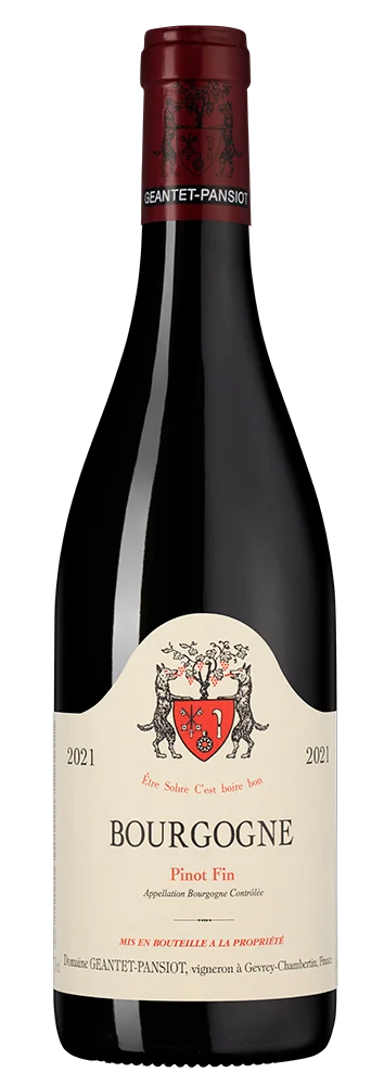 Вино Bourgogne Pinot Fin Rouge, Domaine Geantet-Pansiot, 0,75 л — Франция