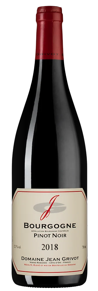 Вино Bourgogne Pinot Noir, Domaine Jean Grivot, 0,75 л — Франция