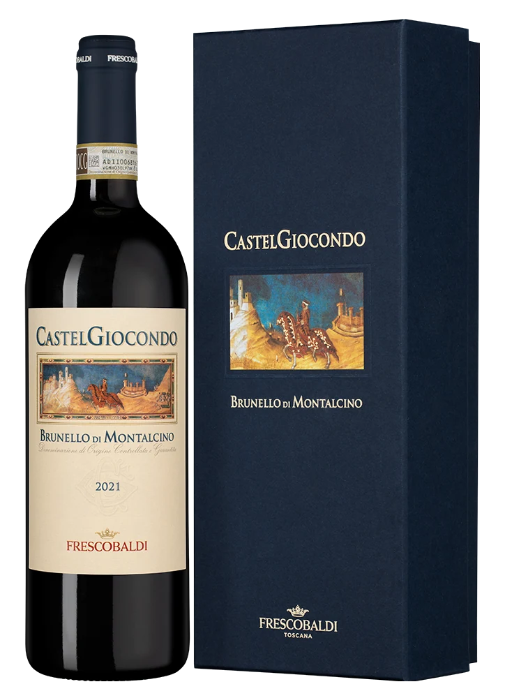Вино Brunello di Montalcino Castelgiocondo в подарчной упаковке, Frescobaldi, 0,75 л — Италия