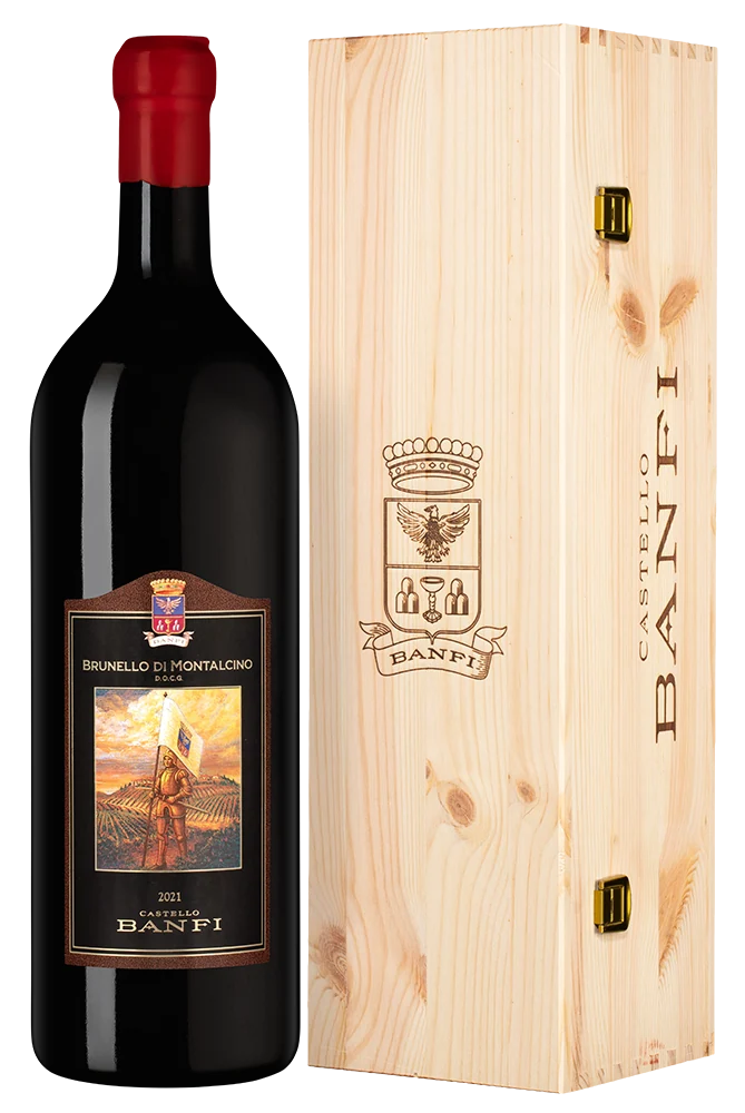 Вино Brunello di Montalcino в подарочной упаковке, Banfi, 3 л — Италия