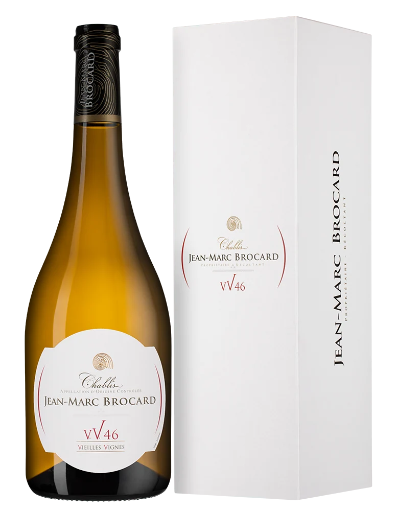 Вино Chablis Vieilles Vignes 1946 в подарочной упаковке, Jean-Marc Brocard (Domaine Sainte-Claire), 0,75 л — Франция