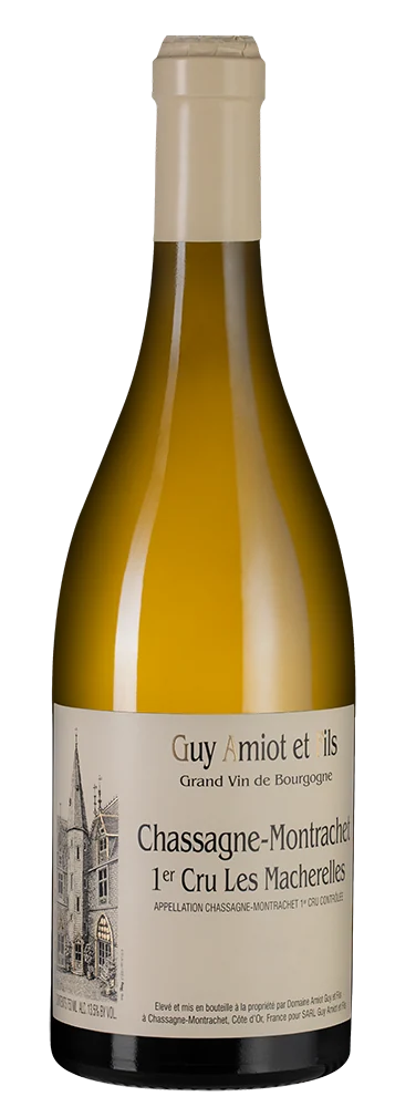 Вино Chassagne-Montrachet Premier Cru Les Macherelles, Domaine Amiot Guy et Fils, 0,75 л — Франция