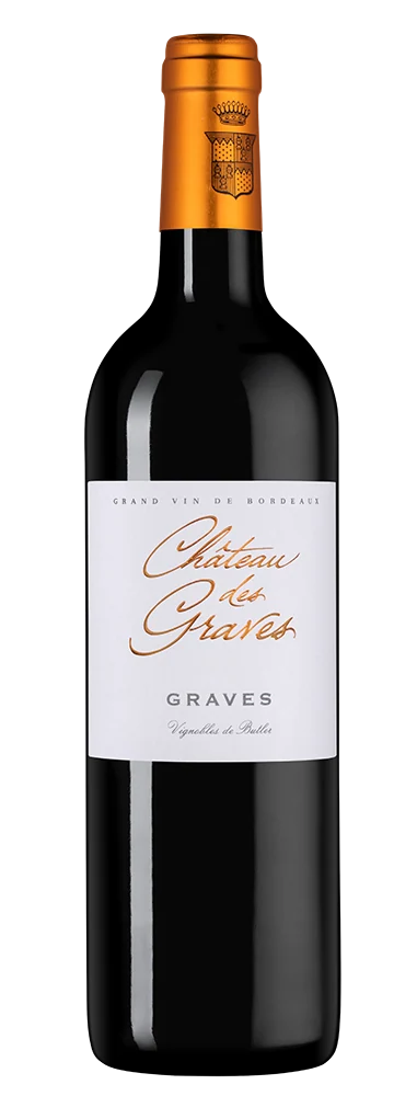 Вино Chateau des Graves Rouge (Graves), Vignobles Butler, 0,75 л — Франция