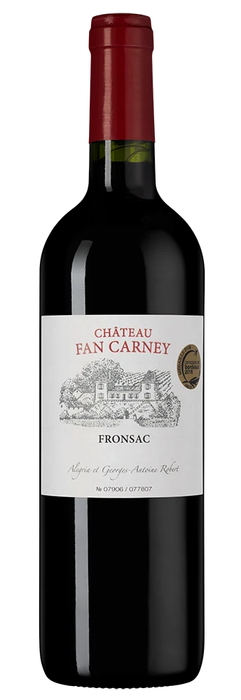 Вино Chateau Fan Carney (Fronsac), Chateau du Gazin, 0,75 л — Франция