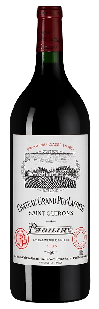 Вино Chateau Grand-Puy-Lacoste (Pauillac), 1,5 л — Франция