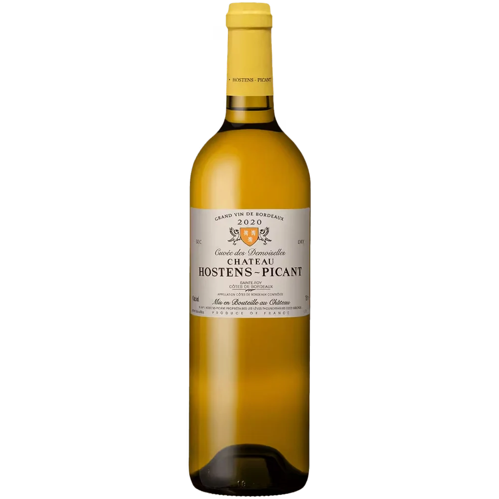 Вино Chateau Hostens-Picant Cuvеe des Demoiselles белое сухое, 0,75 л — Франция