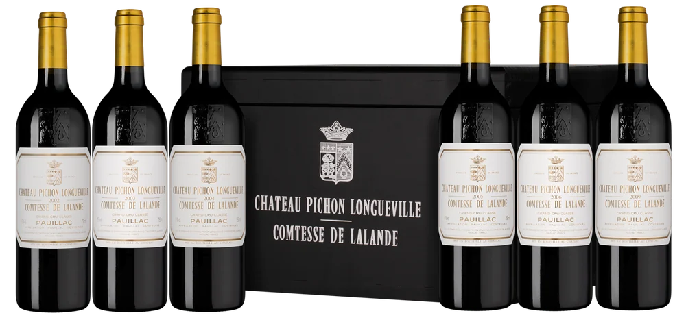 Вино Chateau Pichon Longueville Comtesse de Lalande (Pauillac) в подарочном сете, 0,75 л — Франция