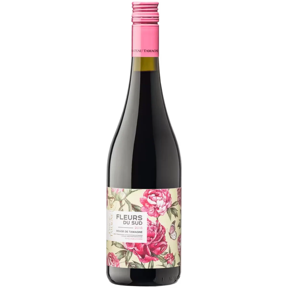 Вино Chateau Tamagne Fleurs du Sud красное сухое, 0,75 л — Россия