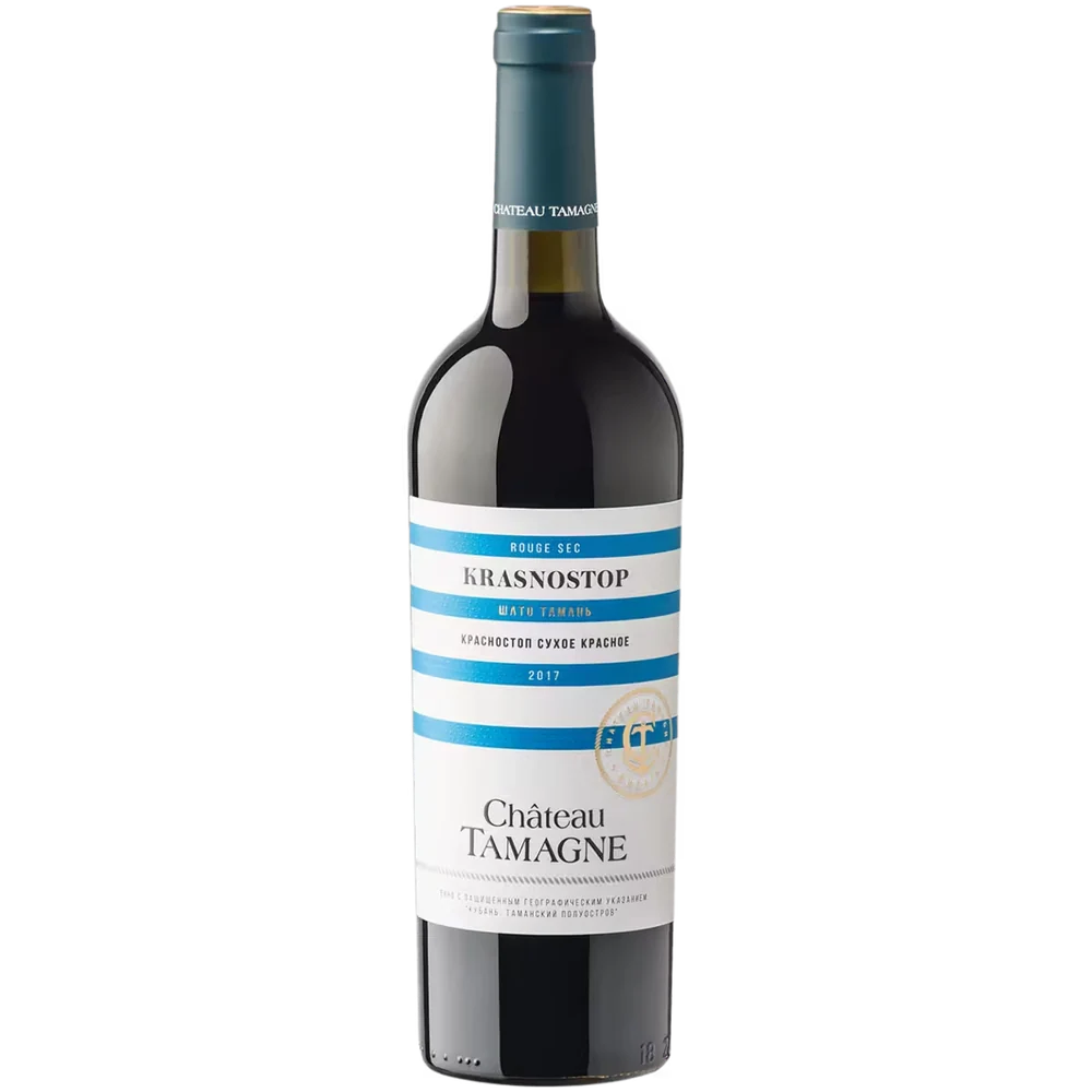 Вино Chateau Tamagne Krasnostop красное сухое, 0,75 л — Россия