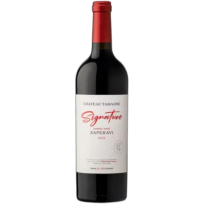 Вино Chateau Tamagne Signature Saperavi красное сухое, 0,75 л — Россия