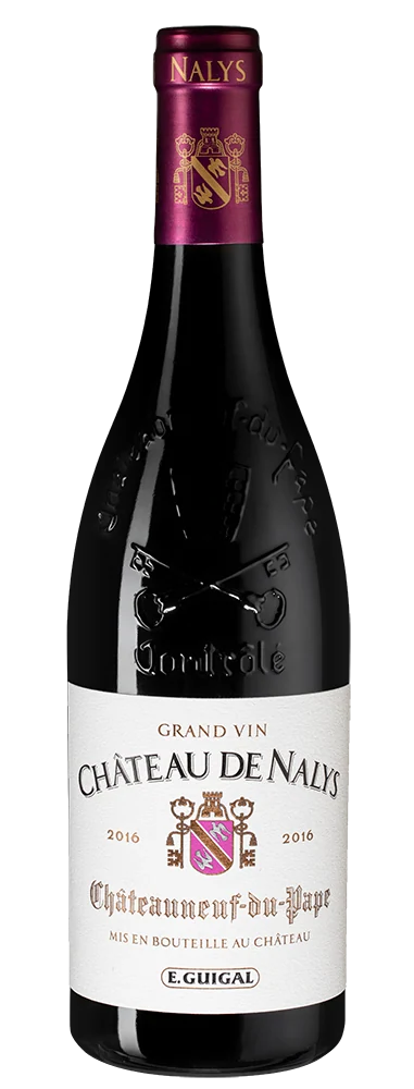 Вино Chateauneuf-du-Pape Chateau de Nalys Rouge, Guigal, 0,75 л — Франция