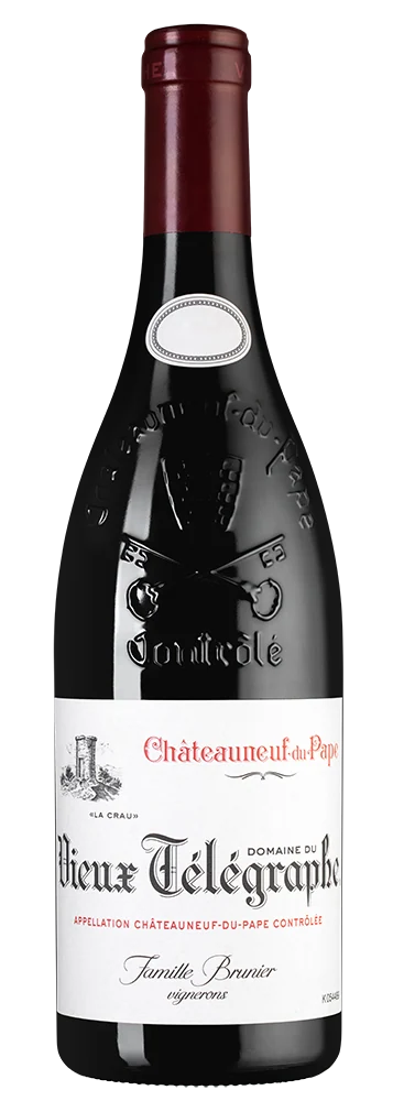 Вино Chateauneuf-du-Pape Vieux Telegraphe La Crau, Vignobles Brunier, 0,75 л — Франция