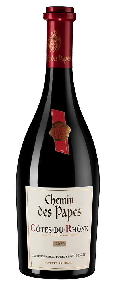 Вино Chemin des Papes Cotes-du-Rhone Rouge, GCF, 0,75 л — Франция