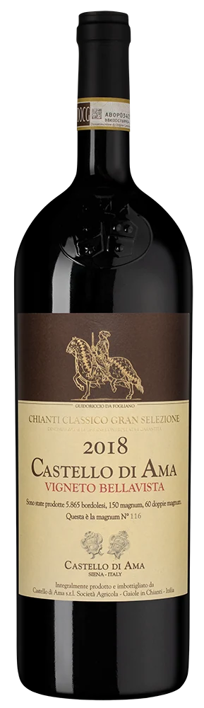 Вино Chianti Classico Gran Selezione Vigneto Bellavista, Castello di Ama, 1,5 л — Италия