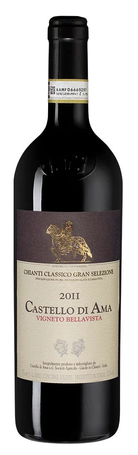 Вино Chianti Classico Gran Selezione Vigneto Bellavista в подарочной упаковке, Castello di Ama, 0,75 л — Италия