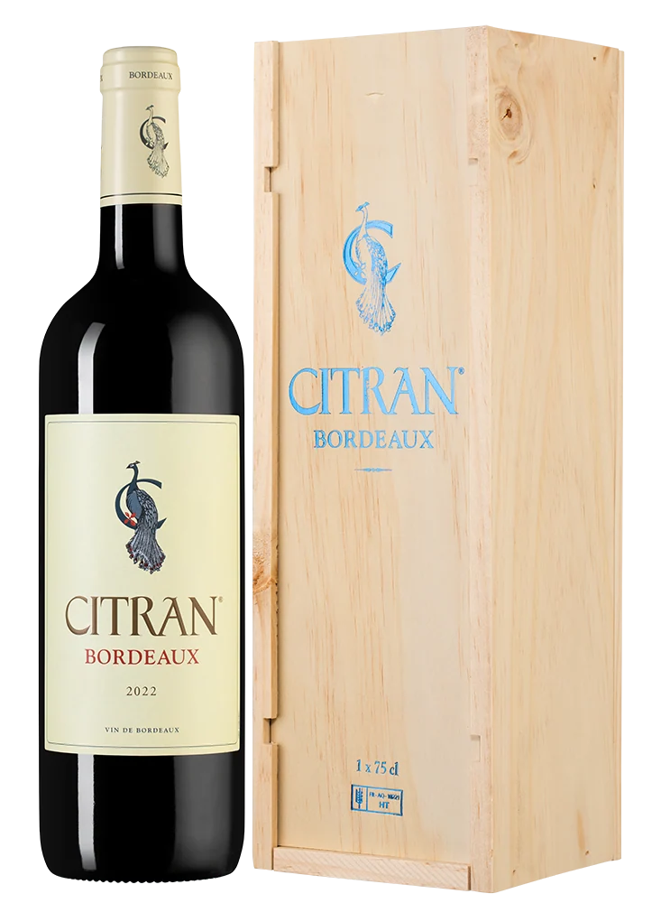 Вино Citran Bordeaux Rouge в подарочной упаковке, Chateau Citran, 0,75 л — Франция