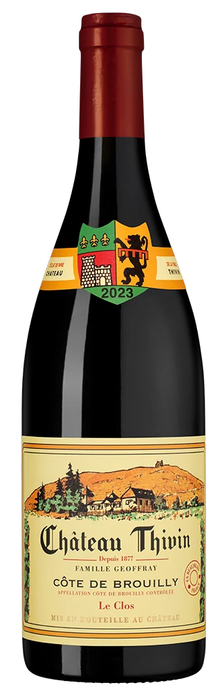 Вино Clos Bertrand, Chateau Thivin, 0,75 л — Франция
