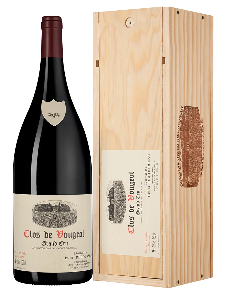 Вино Clos de Vougeot Grand Cru, Domaine Henri Rebourseau, 1,5 л — Франция