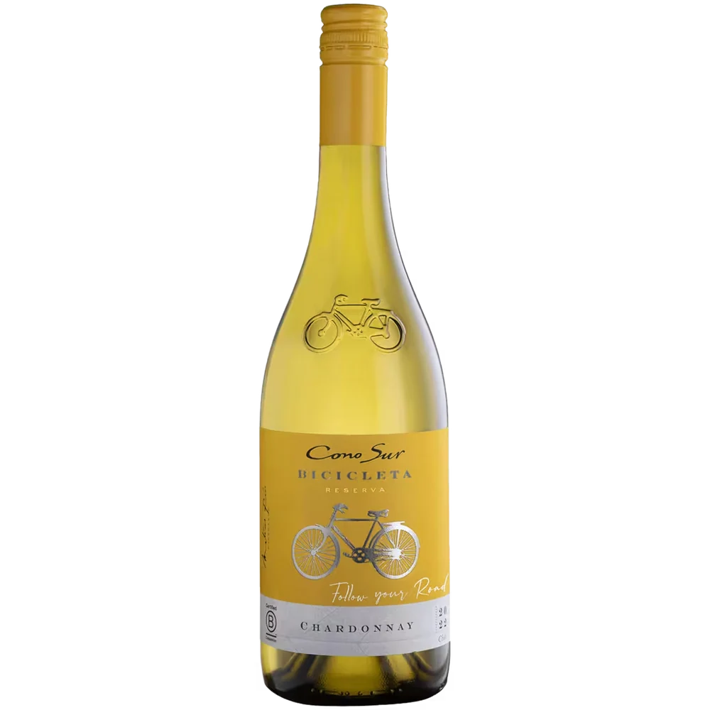 Вино Cono Sur Bicicleta Chardonnay белое сухое, 0,75 л — Чили