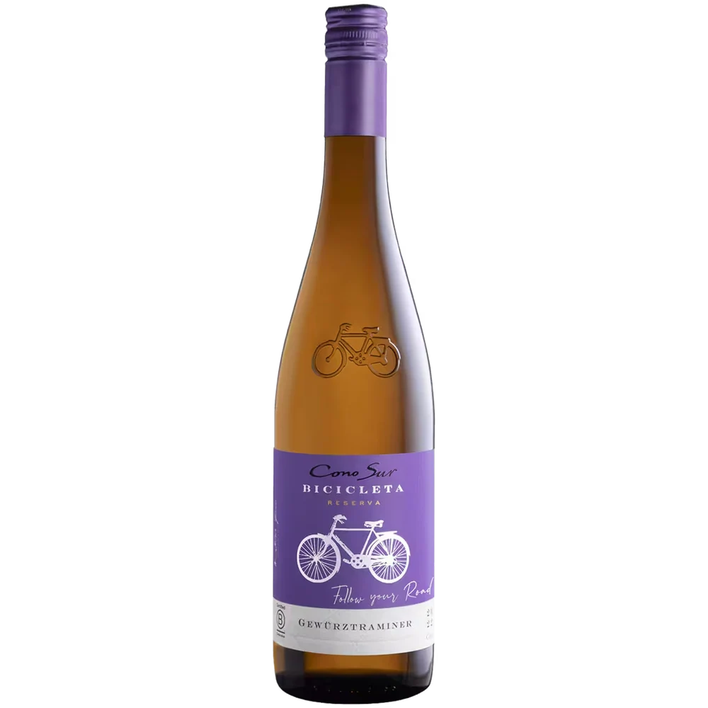 Вино Cono Sur Bicicleta Gewurztraminer белое полусухое, 0,75 л — Чили