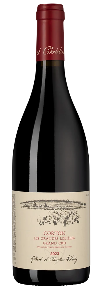 Вино Corton Grand Cru Les Grandes Loliеres, Gilbert et Christine Felettig, 0,75 л — Франция