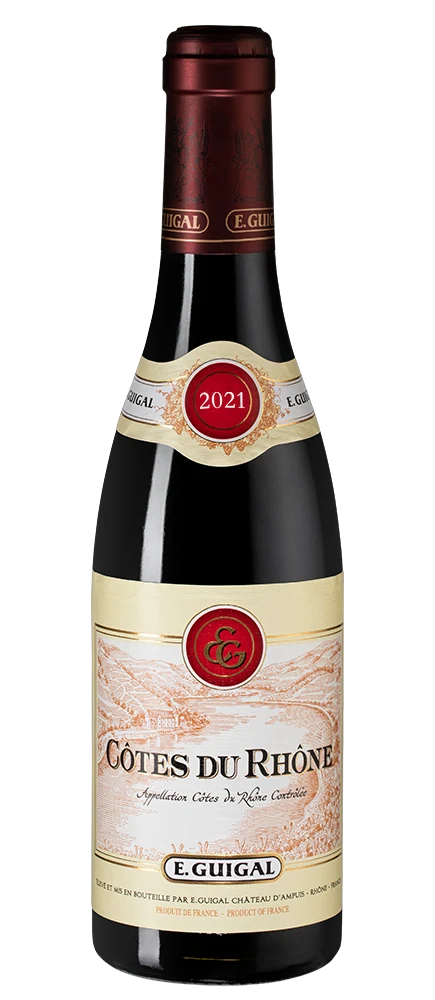 Вино Cotes du Rhone Rouge, Guigal, 0,375 л — Франция