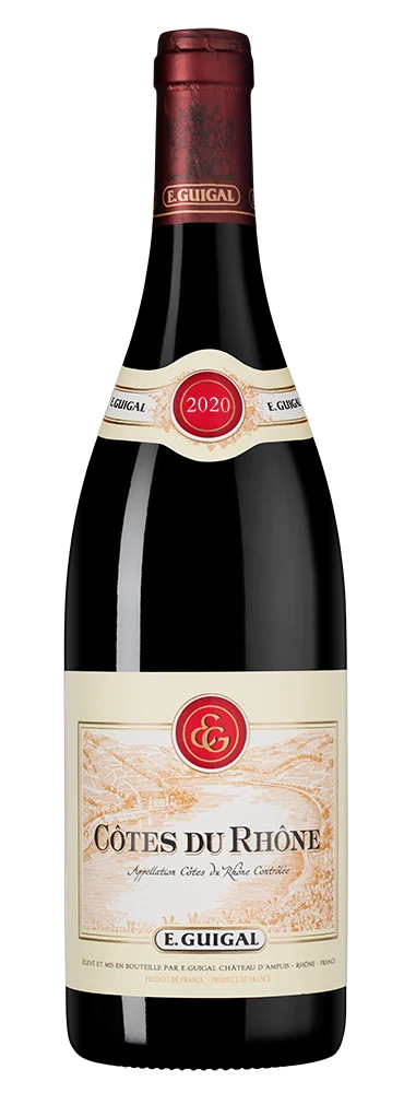 Вино Cotes du Rhone Rouge, Guigal, 0,75 л — Франция