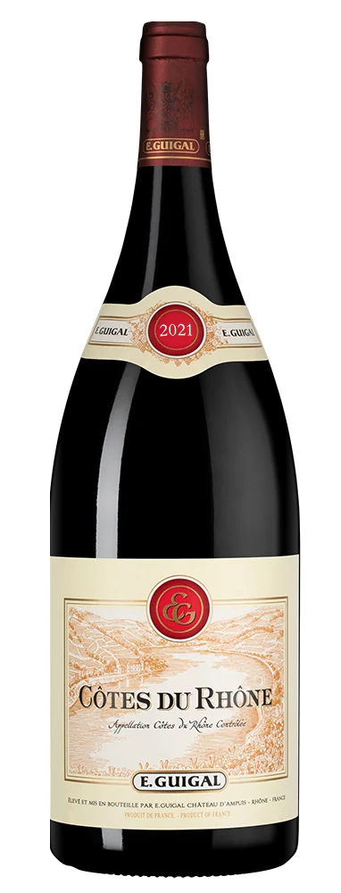 Вино Cotes du Rhone Rouge, Guigal, 1,5 л — Франция