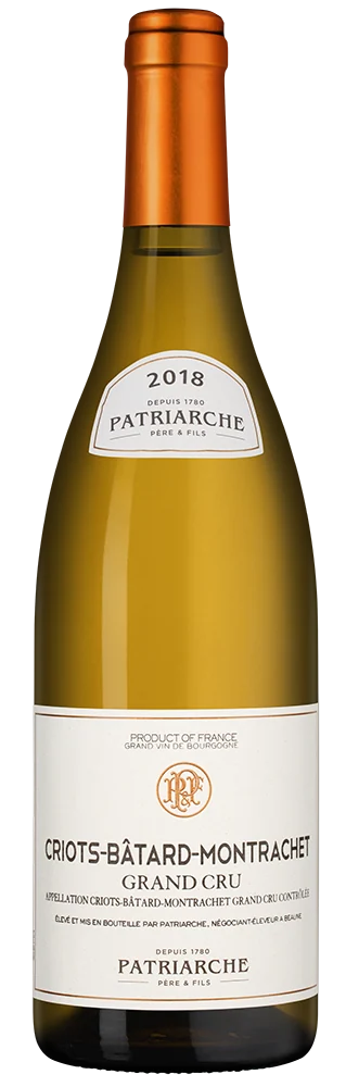 Вино Criots-Batard-Montrachet Grand Cru, Patriarche, 0,75 л — Франция