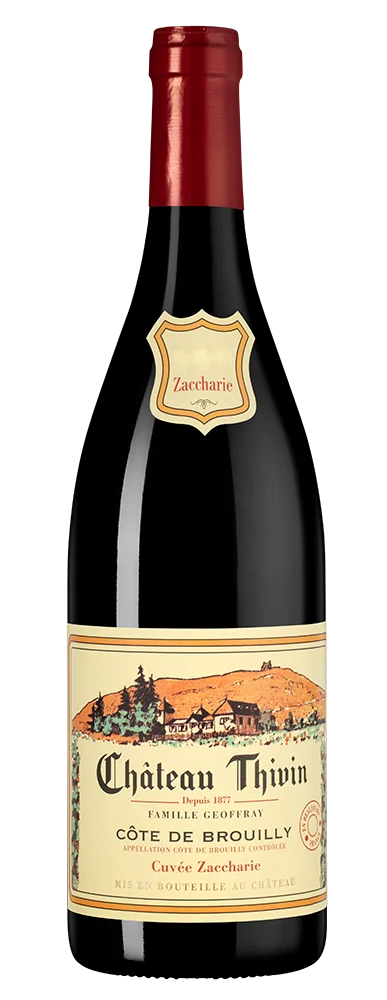 Вино Cuvee Zaccharie, Chateau Thivin, 0,75 л — Франция