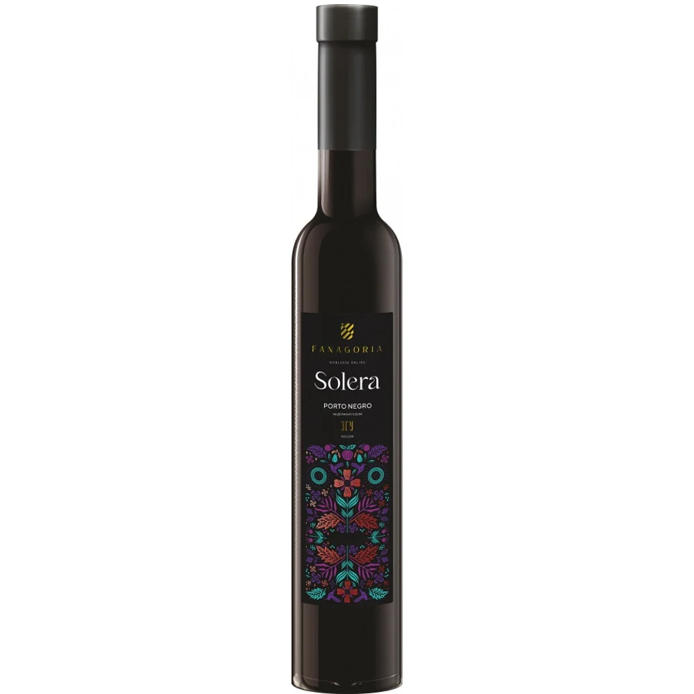 Десертное вино Fanagoria Solera Porto Negro, 0,375 л — Россия