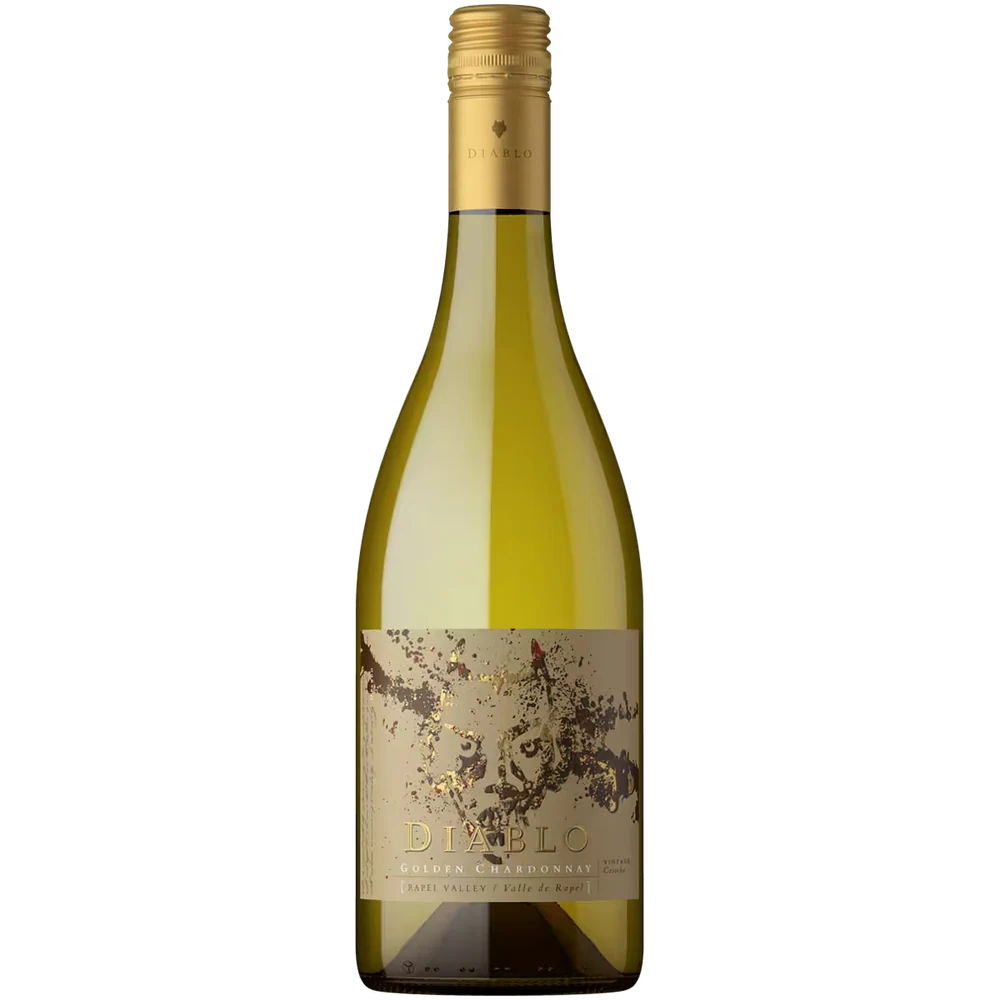 Вино Diablo Golden Chardonnay белое полусухое, 0,75 л — Чили