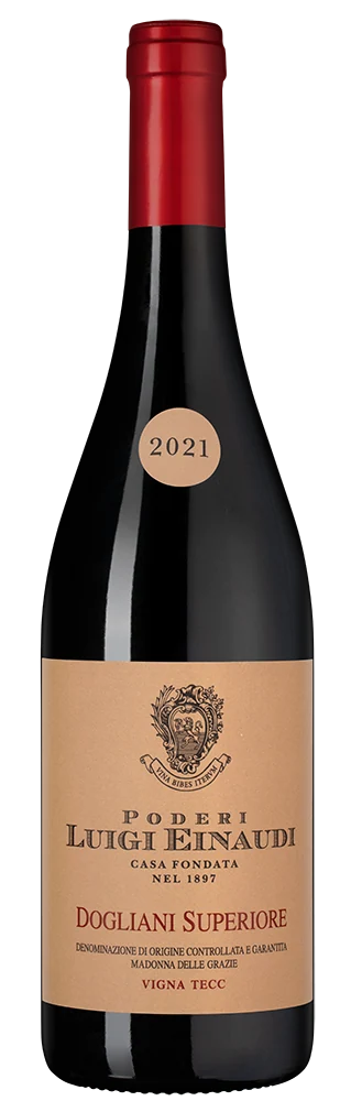 Вино Dogliani Superiore Vigna Tecc, Poderi Luigi Einaudi, 0,75 л — Италия