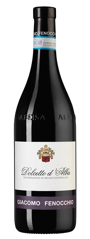 Вино Dolcetto d`Alba, Giacomo Fenocchio, 0,75 л — Италия