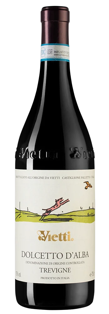 Вино Dolcetto d'Alba Trevie, Vietti, 0,75 л — Италия