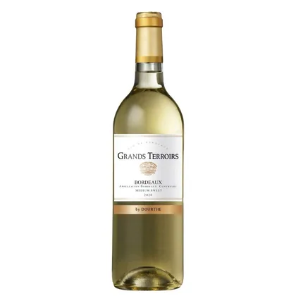 Вино Dourthe Grands Terroirs Bordeaux Blanc demi-doux, 0,75 л — Франция