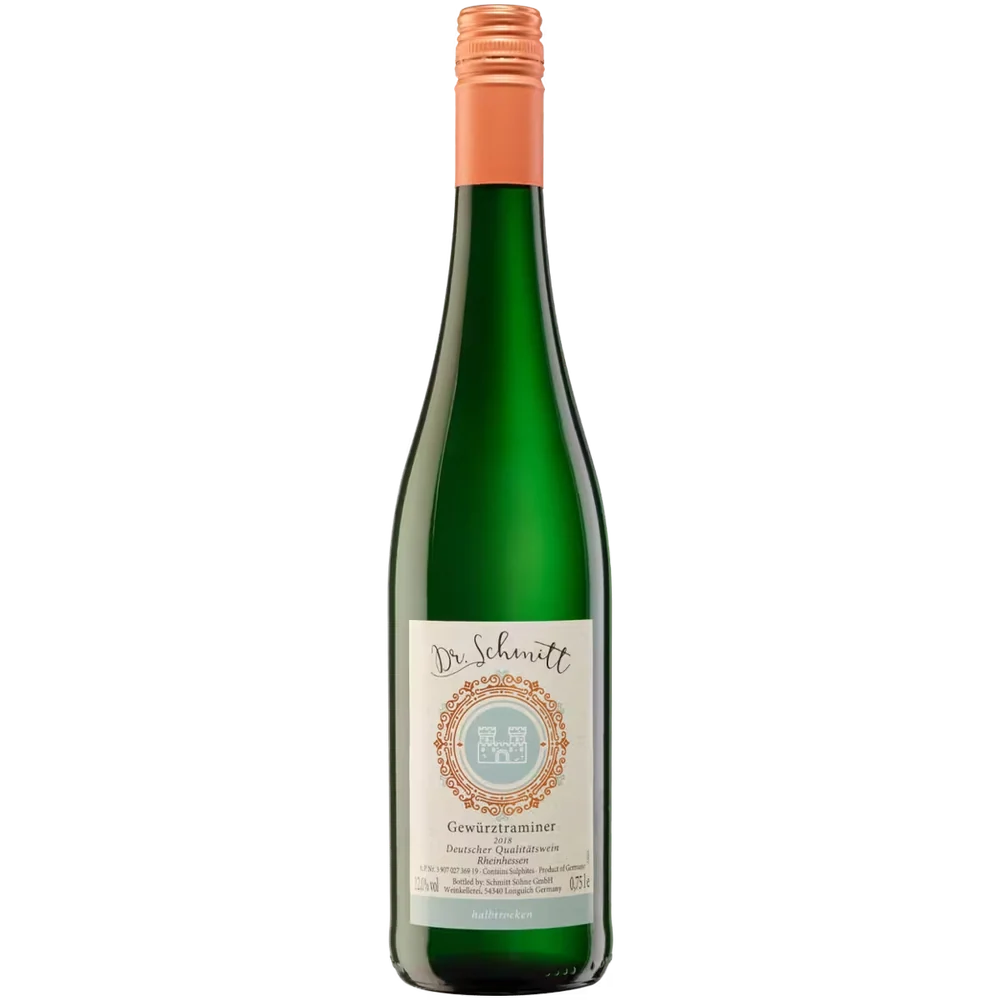 Вино Dr.Schmitt Gewurztraminer белое полусухое, 0,75 л — Германия