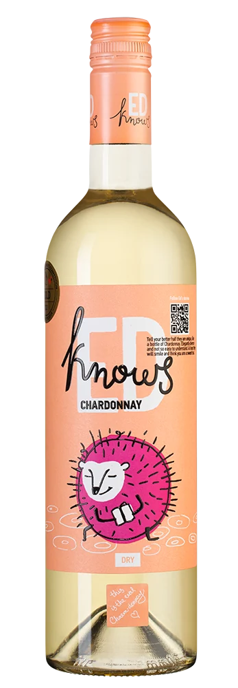 Вино Ed Knows Chardonnay, Bostavan, 0,75 л — Молдова