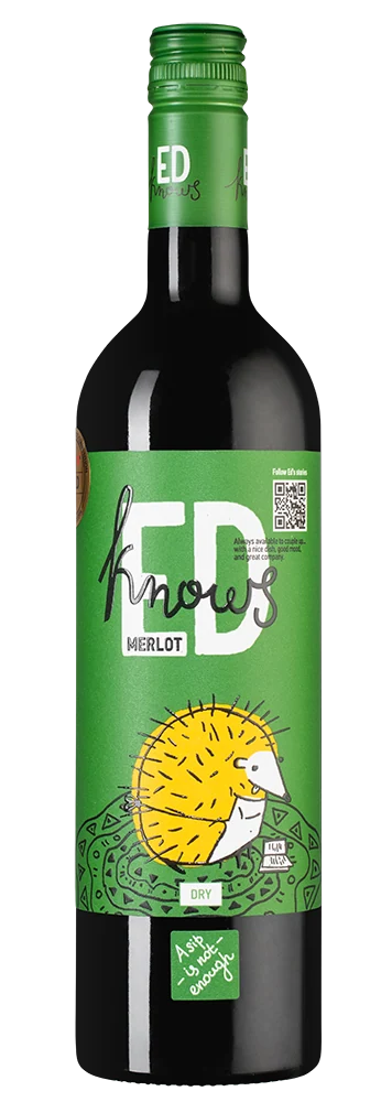 Вино Ed Knows Merlot, Bostavan, 0,75 л — Молдова