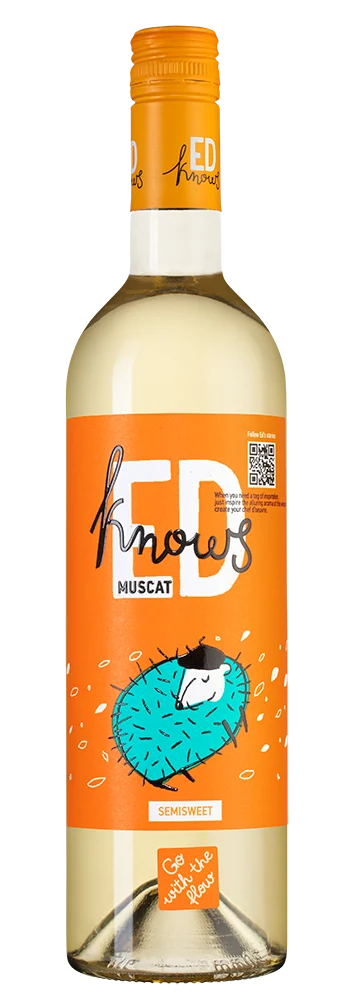 Вино Ed Knows Muscat Semisweet, Bostavan, 0,75 л — Молдова