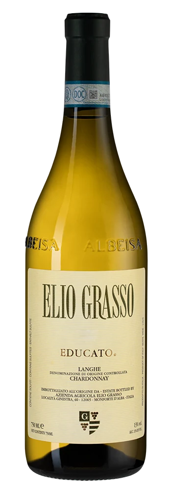 Вино Educato Chardonnay, Elio Grasso, 0,75 л — Италия