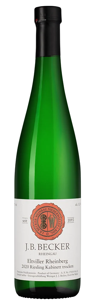 Вино Eltviller Rheinberg Riesling Kabinett trocken, J. B. Becker, 0,75 л — Германия