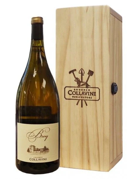 Вино Eugenio Collavini Broy 13,5% 1,5 л wood gift box — Италия