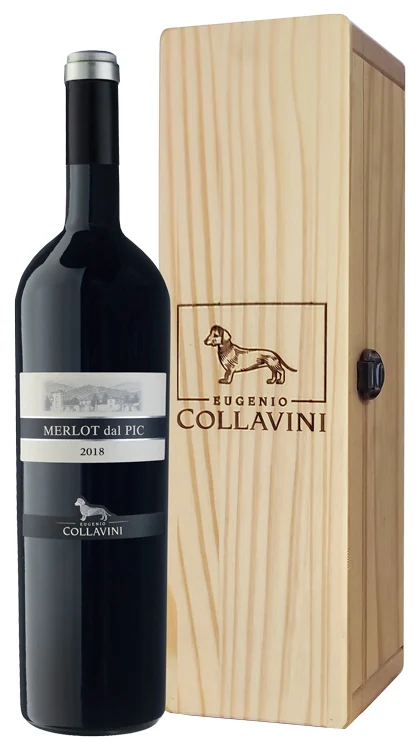 Вино Eugenio Collavini Merlot dal Pic 14% 1,5 л п/уп — Италия