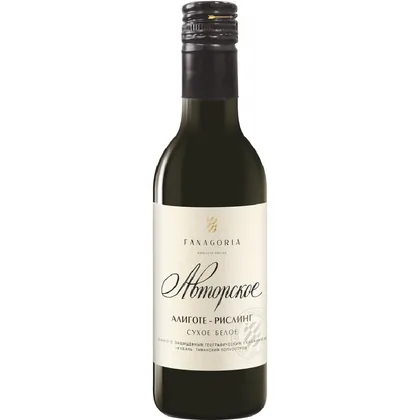Вино Fanagoria Avtorskoe Vino Aligote-Riesling, 0,187 л — Россия