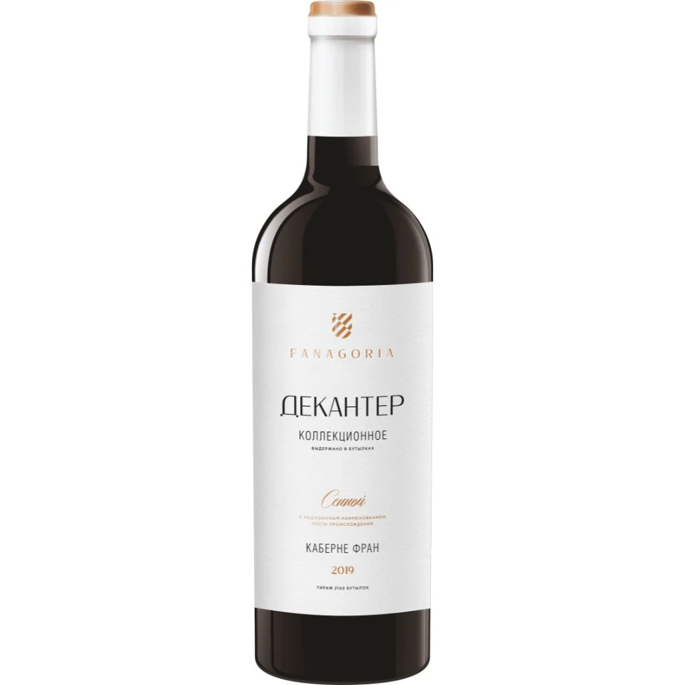 Вино Fanagoria Decanter Cabernet Fran Collection, 0,75 л — Россия