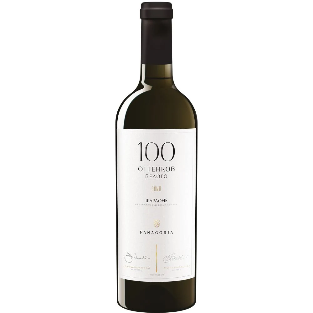 Вино Fanagoria Hundred Shades of White Chardonnay, 0,75 л — Россия