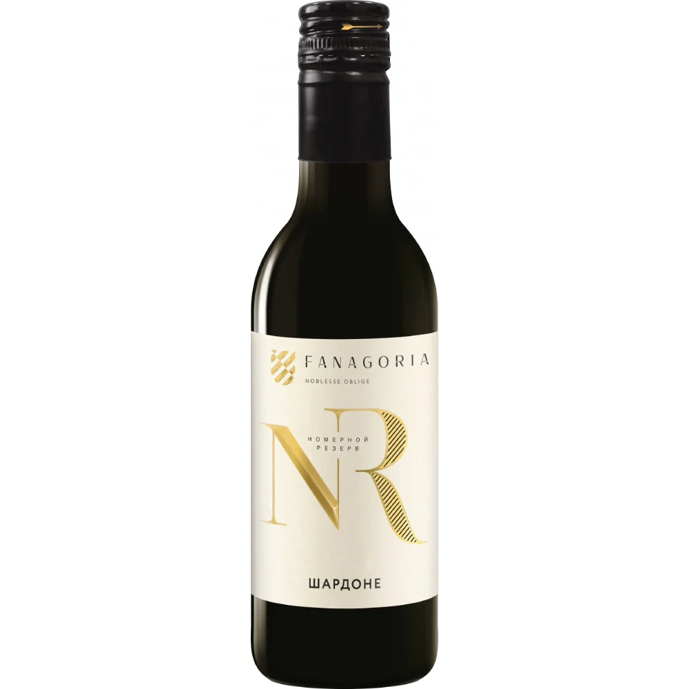Вино Fanagoria NR Chardonnay, 0,187 л