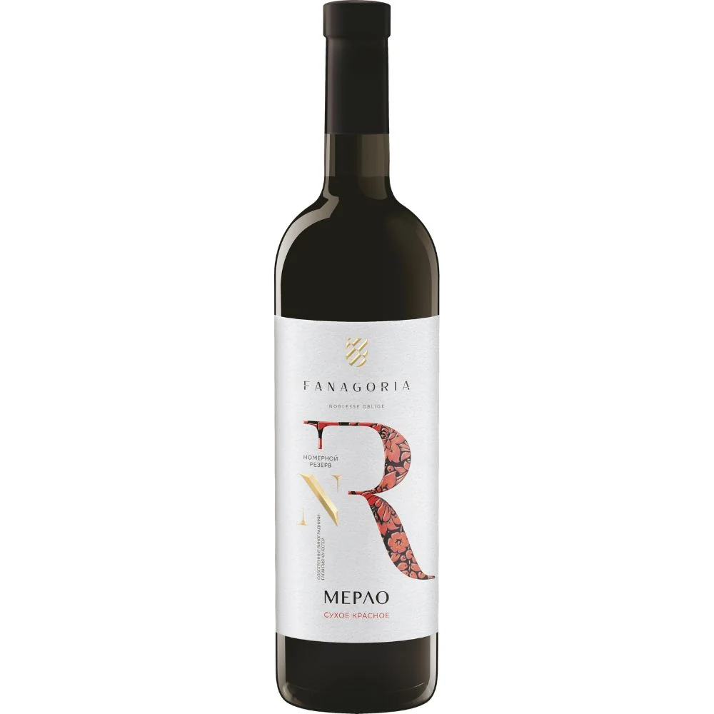 Вино Fanagoria NR Merlot, 0,75 л — Россия